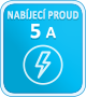 Nabíjející proud 5 A