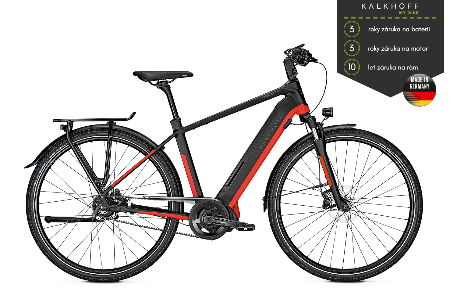 KALKHOFF ENDEAVOUR 5.I BELT, černo-červená, GENT (2019)