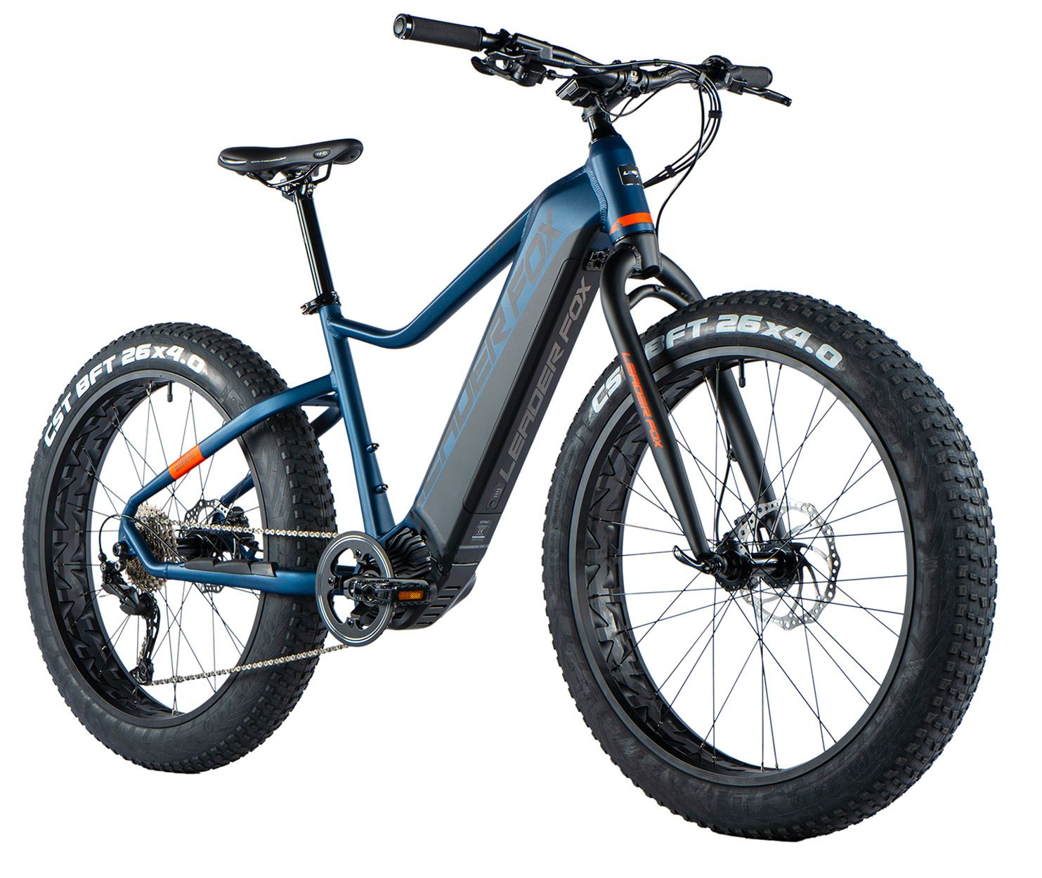 LEADER FOX BRAGA 26" FAT BIKE, MODRÁ (2023)