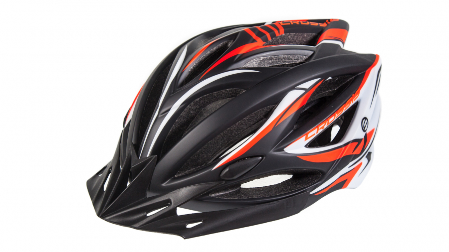 Helma CRUSSIS černo-oranžovo-bílá