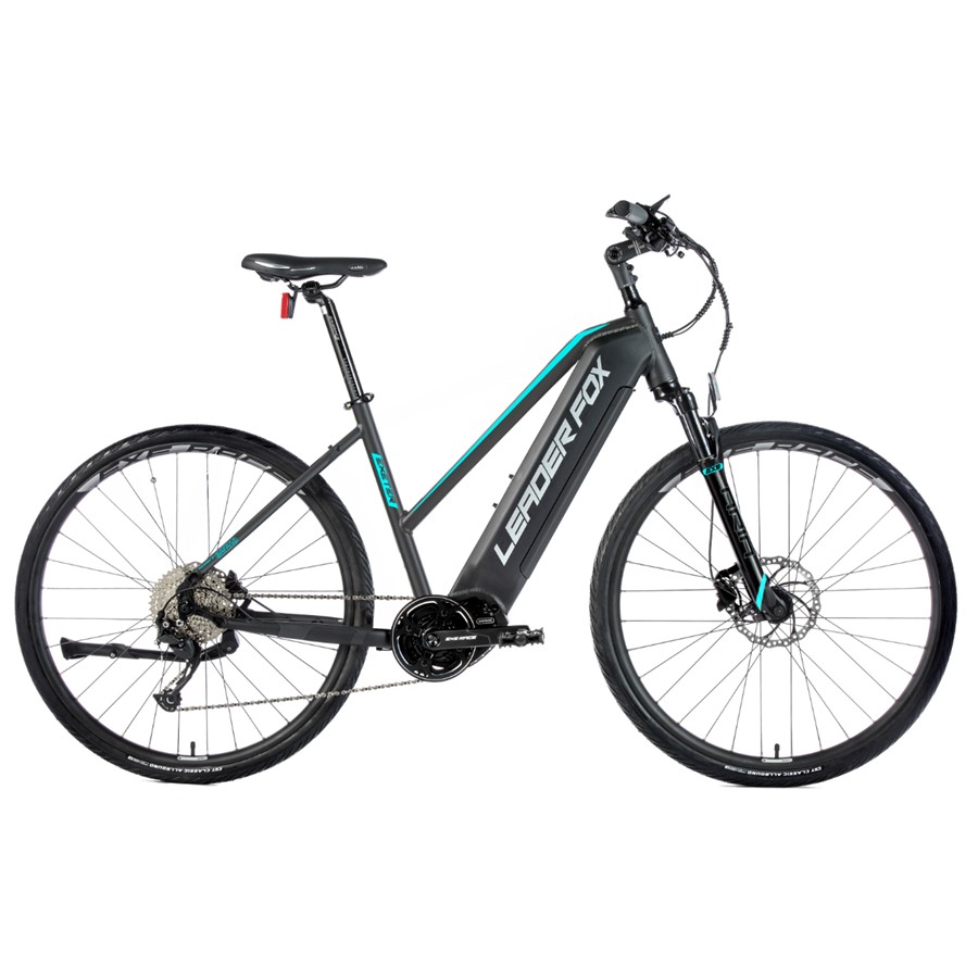 LEADER FOX EXETER, dámské, černá mat/světle zelená  (2021)