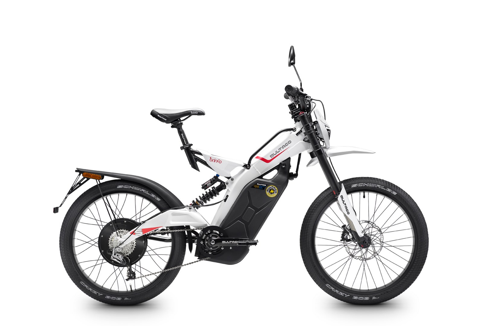 E-MOTOBIKE BULTACO, BRINCO S, bílá