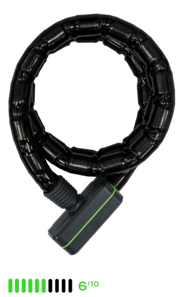 Zámek na kolo, černý