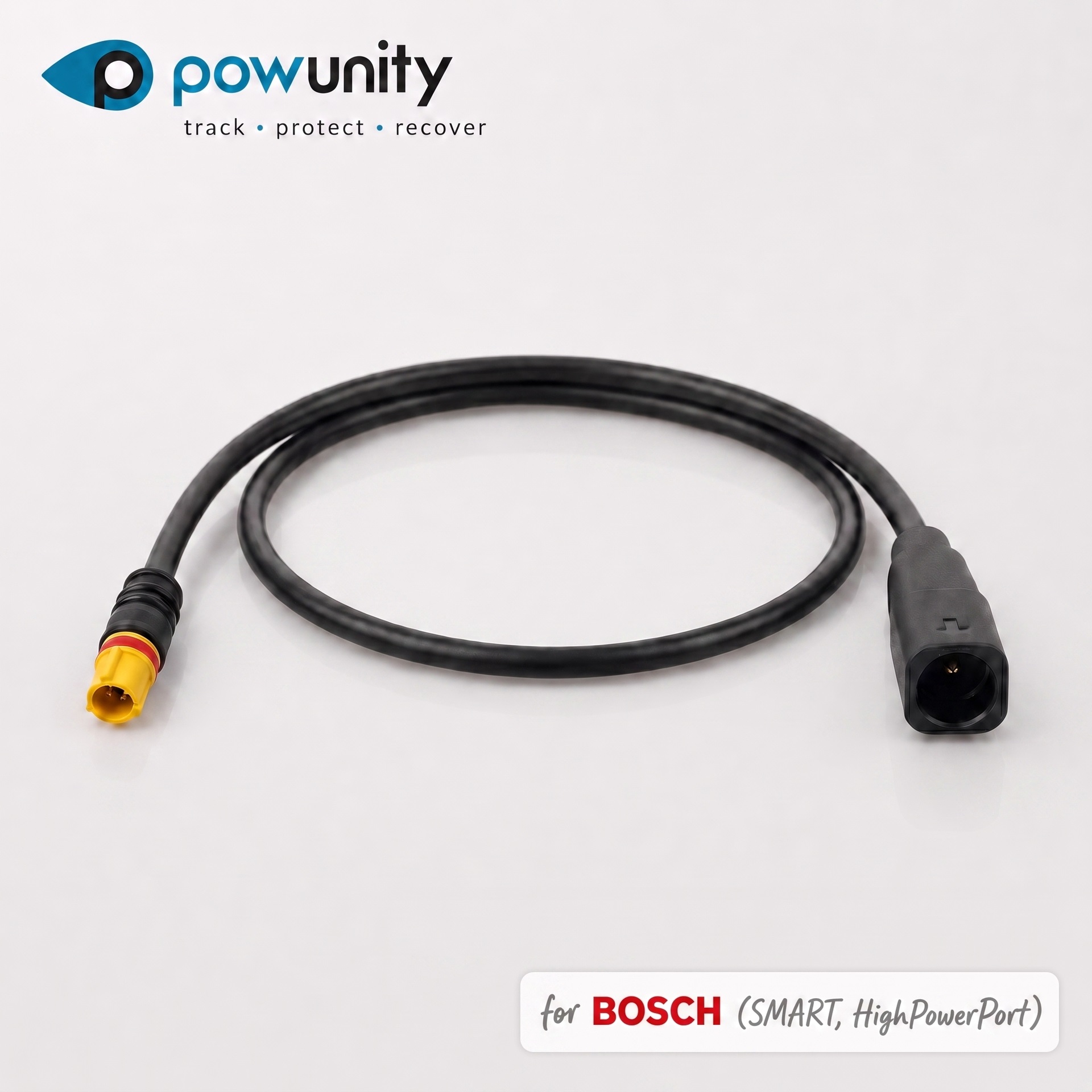 BikeTrax Bosch připojovací kabel, Generace 4/5 - SMART (HighPowerPort žlutá)