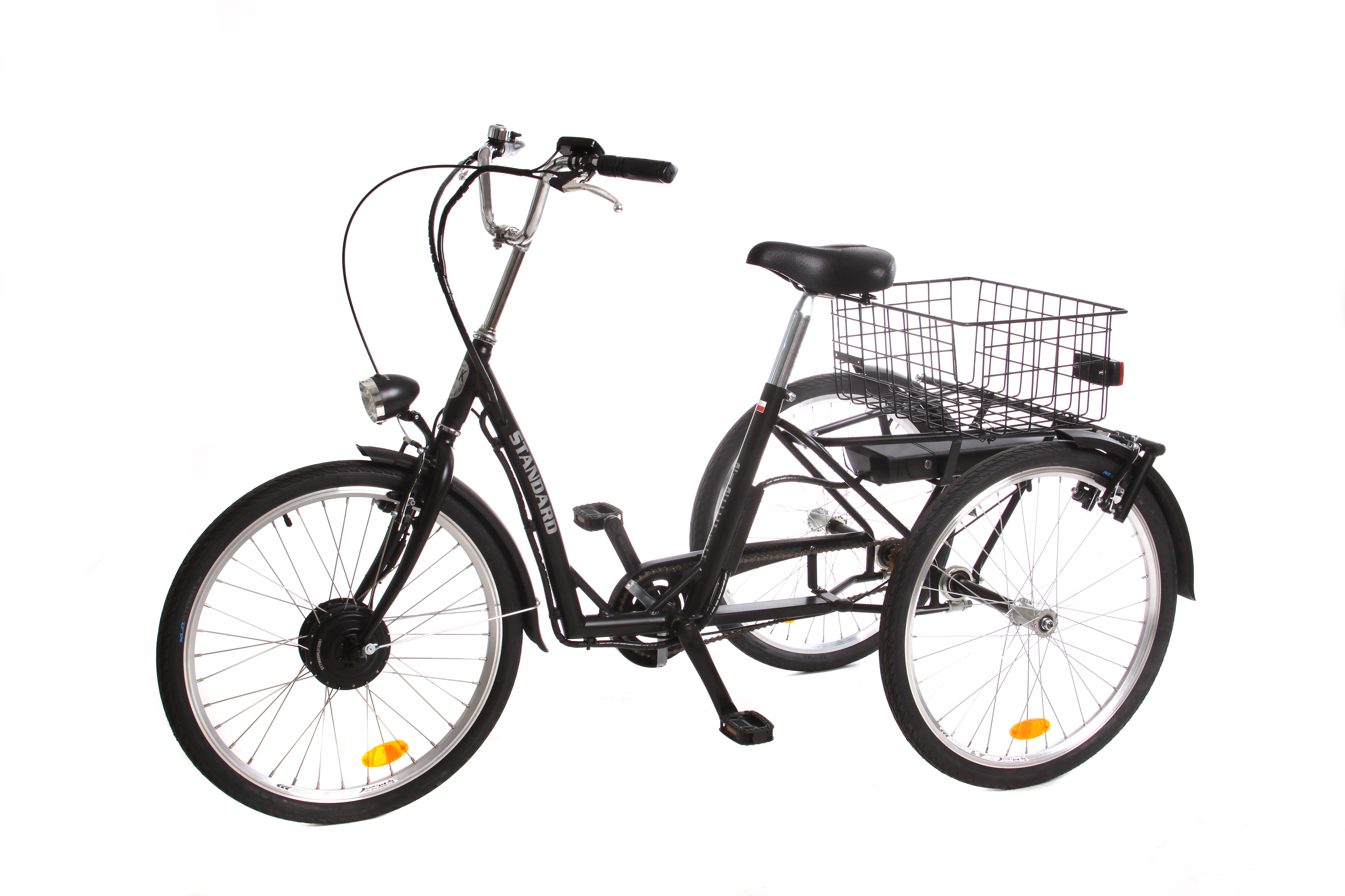 Elektrotříkolka HKK e-STANDARD 24 - Torpédo - černá