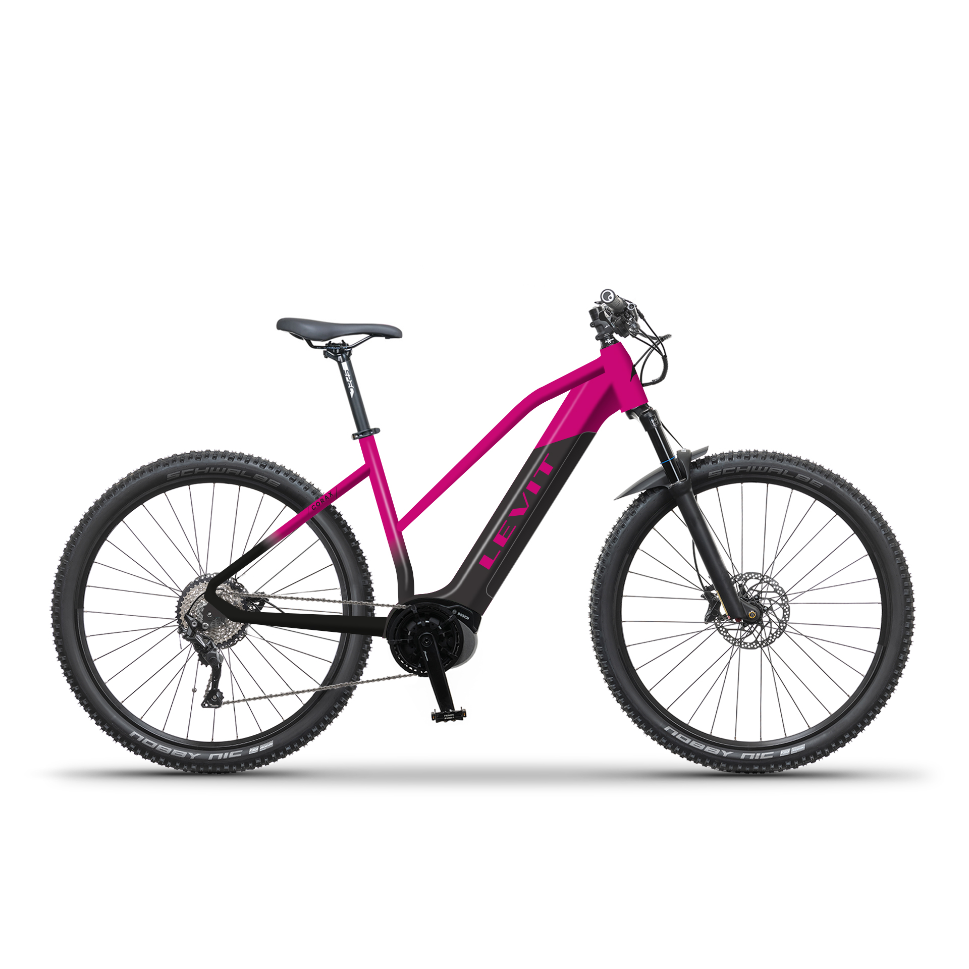 LEVIT CORAX BOSCH PERFORMANCE 625 RŮŽOVÁ/ČERNÁ (2022)