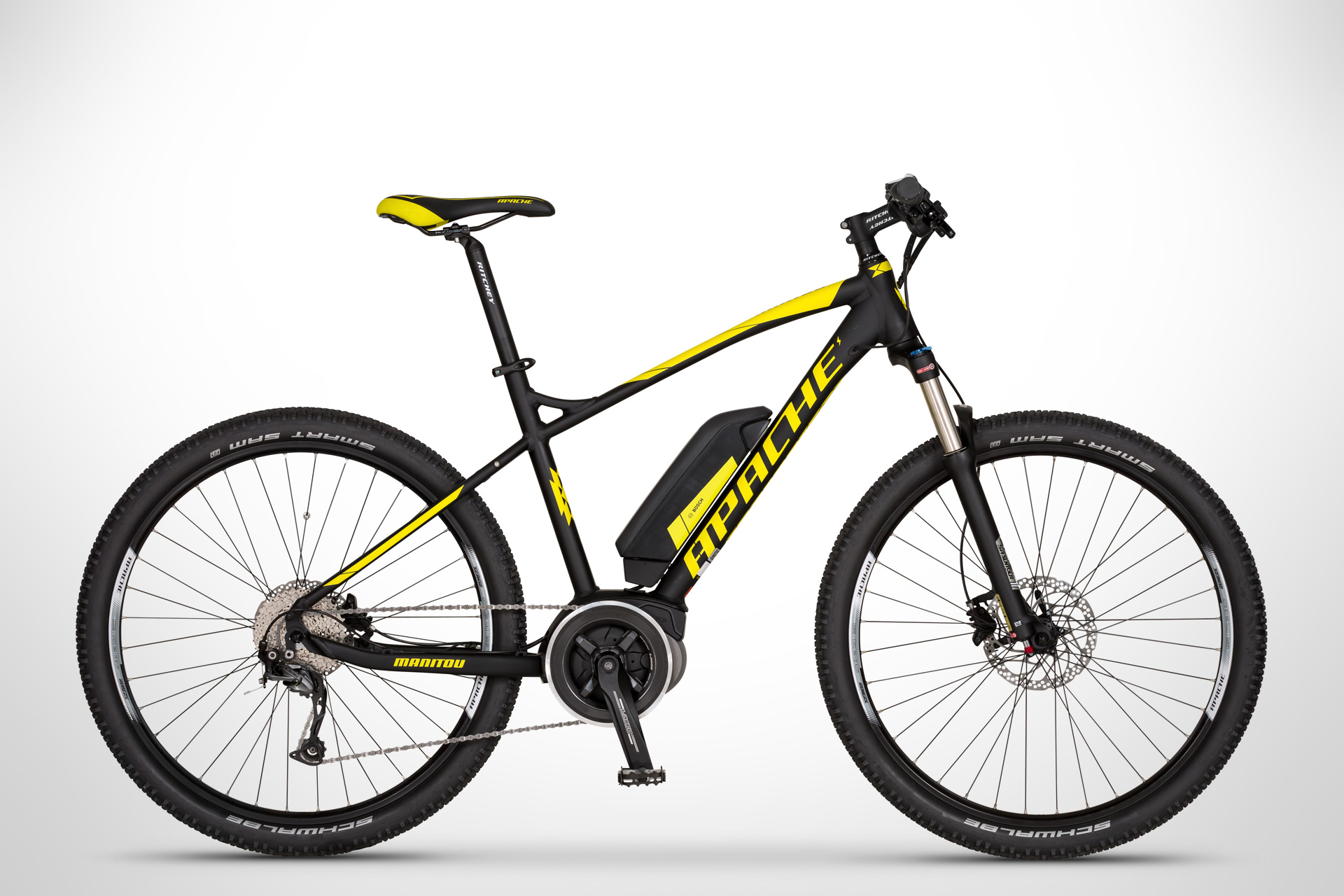 APACHE MANITOU BOSCH ACTIVE PLUS 400, černá/žlutá